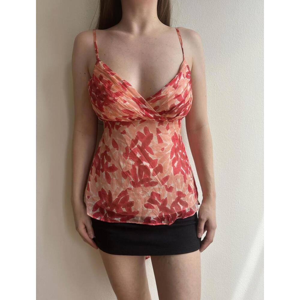 Monsoon Orange and Pink Cami